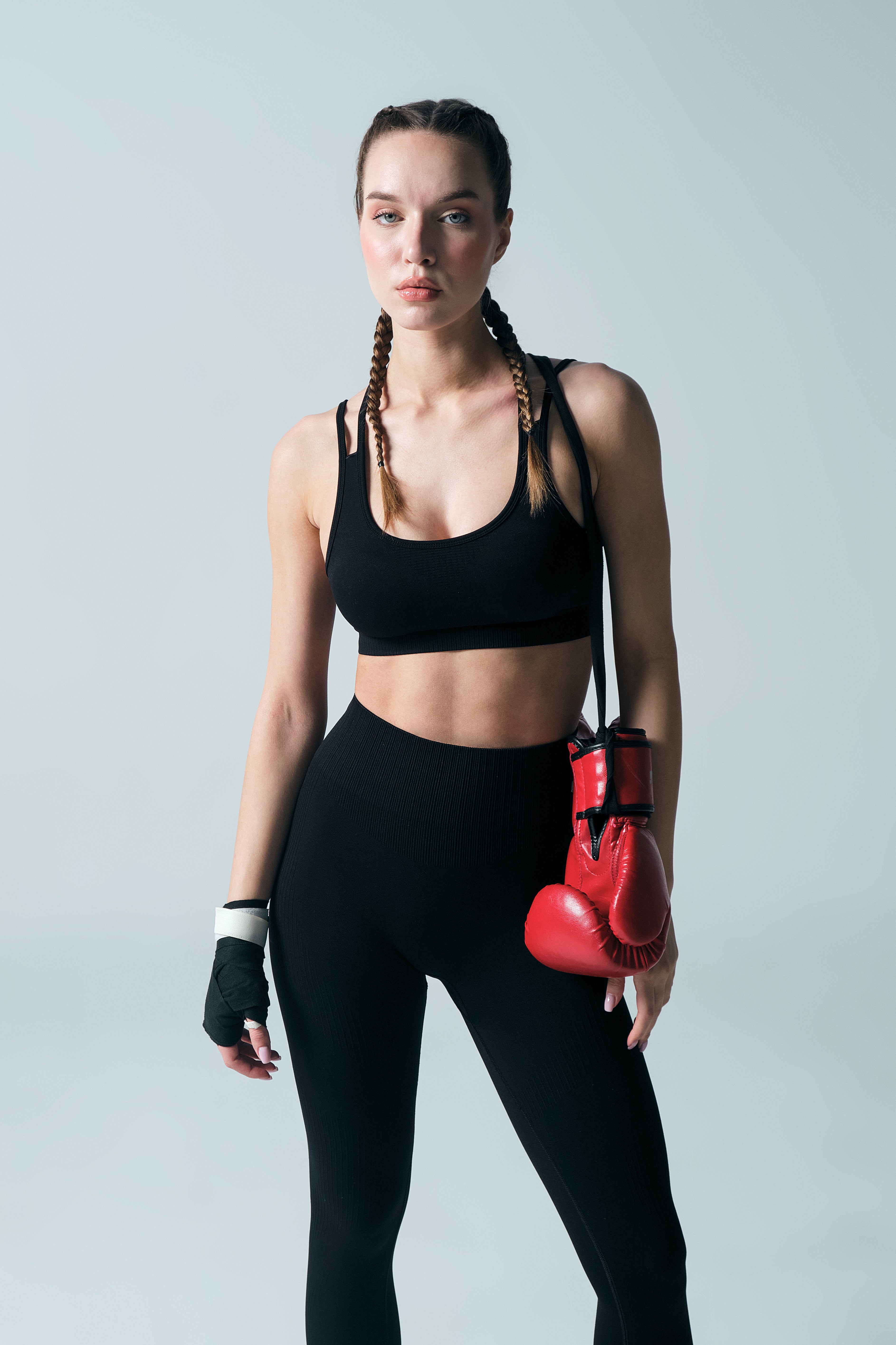 Siyah Büzgülü Tayt